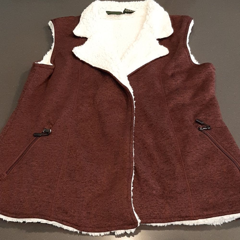 Stillwater Supply Co. Purple and White Plush Lining Vest